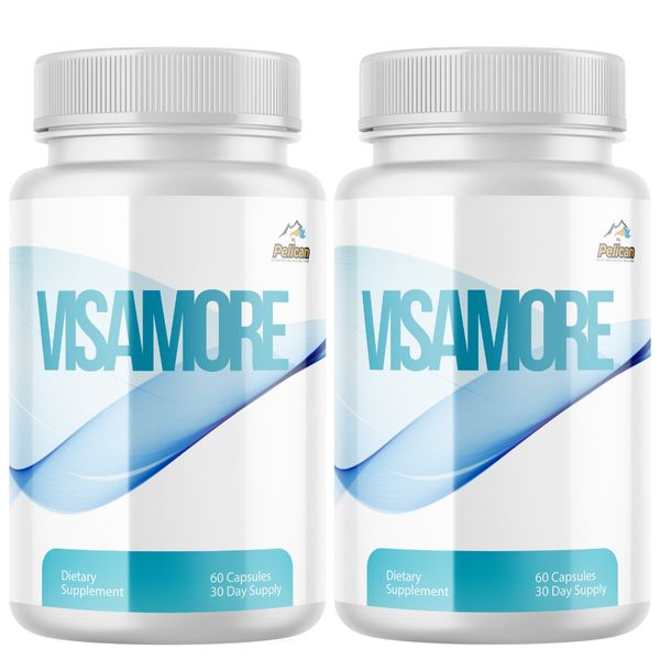 VISAMORE- Eye Support- 2 Bottles- 120 Capsules