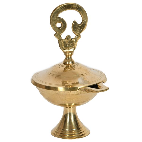 Exotic India Brass Statue, Golden