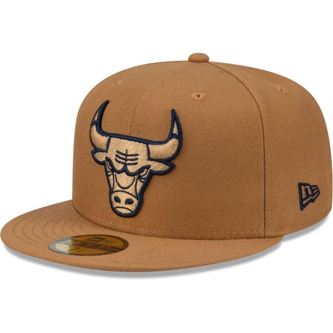 New Era 59Fifty Fitted Cap - NBA Chicago Bulls Wheat - 7 3/8