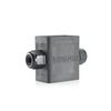 Leviton Portable Outlet Box, Single-Gang, Extra Deep, Feed-Through Style, Cable Diameter 0.59-Inch, 1.000-Inch, 3099F-2E, Black