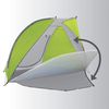 Coleman Beach Tent, Pop Up Canopy Tent, UPF 50+ Beach Shade Sun Shelter, Compact Portable Beach Tent, Green