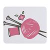 CafePress Knitting Needles Mousepad Non-Slip Rubber Gaming Mousepad