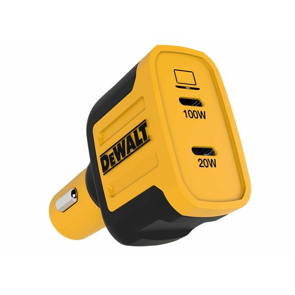 DEWALT 120W 2-PORT PPS PD CAR CHARGER