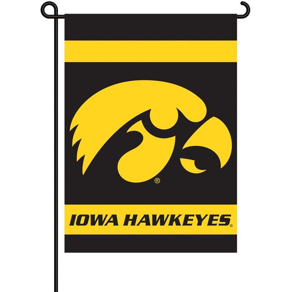 BSI Products NCAA 2-Sided Garden Flag Set NCAA Team: Iowa