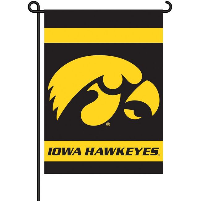 BSI Products NCAA 2-Sided Garden Flag Set NCAA Team: Iowa