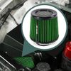 3" 76mm Green Inlet High Flow Cold Air Intake Dry Filter Round Cone Replacement