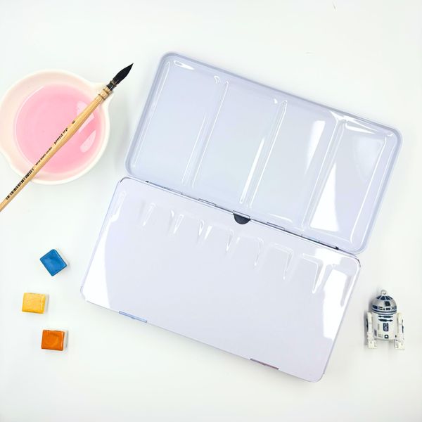 Empty Watercolour Tin 48 Colours Magic Water