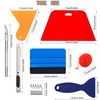 WallpaperSmoothingToolKitforPeelandStickWallpaper,Professional1Set8PiecesWallpaperApplicationToolwithTrimmingTool,FeltSqueegee,HardScraperforVinylWrap,ProfessionalWallpaperTool,Multicolor