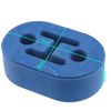 Universal Blue 2 Hole Exhaust Rubber Mount Hanger Heavy Duty Bushing Support
