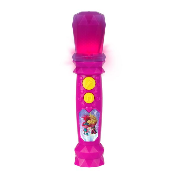 ekids Trolls Band Together Toy Microphone for Kids, Musical Toy with Built-in Music, Kids Microphone Designed for Ages 3 and Up