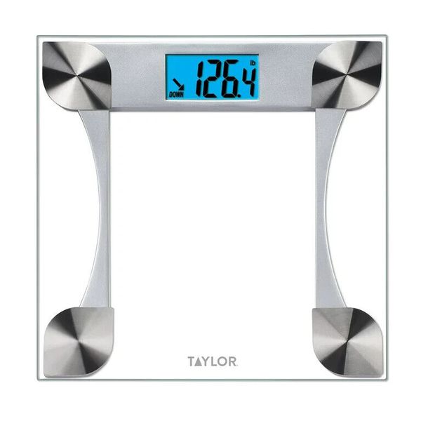 Taylor 440 lb Digital Glass Scale with Weight Tracking