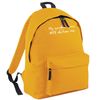 Flox Creative Mustard Backpack Fat Beautiful Intelligent Thoughtful