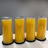 400 (4 Kegs) Yellow Micro Brush Eye Lash Tools, Fine Tips, Disposable Brushes