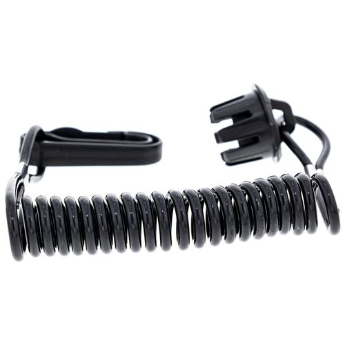 Polaris Snowmobile Magnetic Tether (550/600/800), Engine Shut-Off, Console Mounted, Pre-Wired Harness, Black, Genuine OEM - Part 2889143
