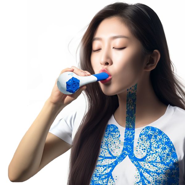 Breathe Respiratory muscle strengthening device Lung capacity exercise device Thoracic respiratory therapy device