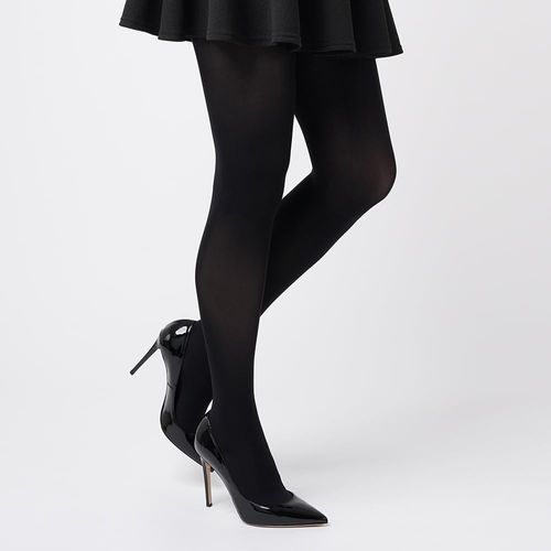 Gunze SABRINA Women's Tights, Warmth, Moisture Absorbent, Heat Generating, Anti-pilling, 80 Denier, 2 Pairs, New Black