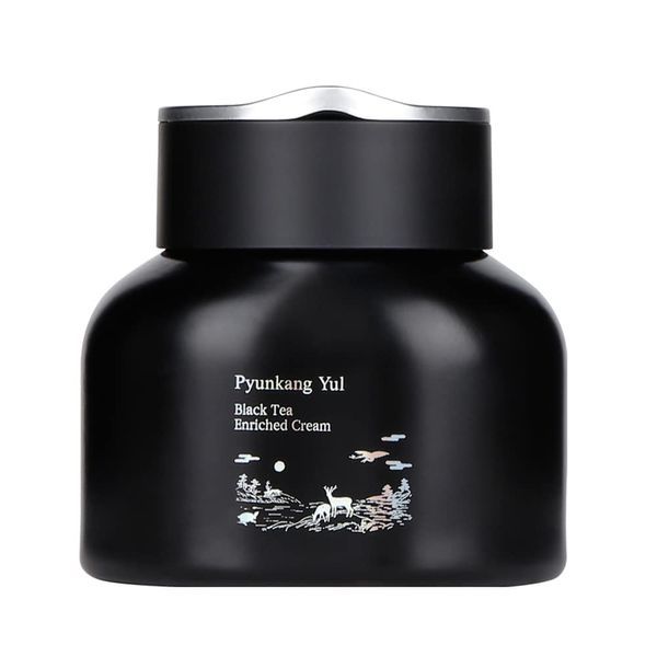 [PKY] Pyunkang Yul Black Tea Enriched Cream für Anti-Aging, Konzentrierte Nährstoffe für die Pflege feiner Linien mit Kombucha, Ginseng-Extrakt, Reizfrei, Koreanische Hautpflege 60ml