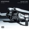 WRAPGRADE for DJI Mini 3 Accent Color Skin Sticker (Black Bumpy Camo)