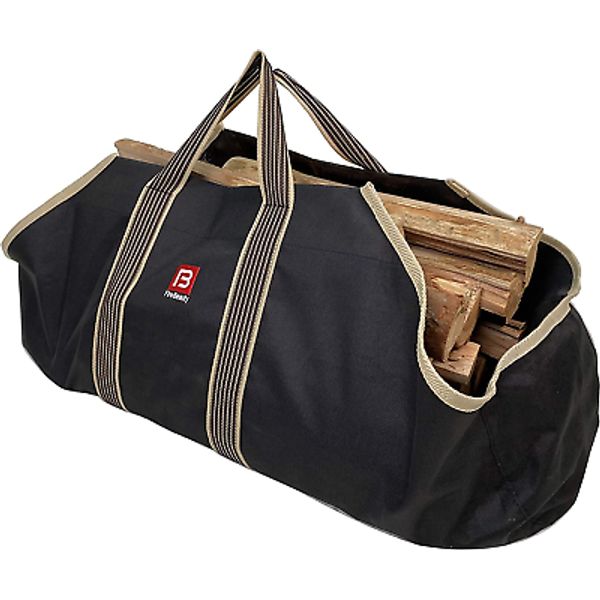 Large Canvas Log Tote Bag Firewood Log Carrier