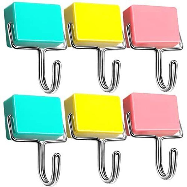 Colorful Heavy Duty Magnetic Hooks for Refrigerator, Cruise Magnet Hooks for