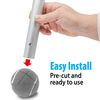 Top Glides Precut Walker Tennis Ball Glides - Grey - 1 Pair