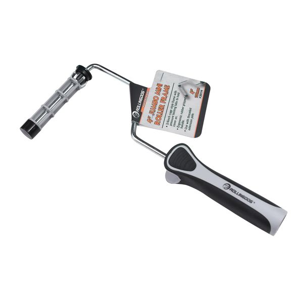 ROLLINGDOG 4" Small Roller Frame - 3/4" Core Frame with Pressure Locking Tabs to Hold Cover On