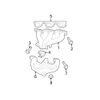 Mopar 04892409AA GASKET EXHAUST MANIFOLD