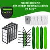 Replacement Kit Roller Side Brush HEPA Filter Dust Bag for iRobot Roomba S9 S9+