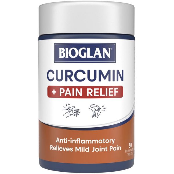 Bioglan Curcumin + Pain Relief 50 Tabs x 3 Pack