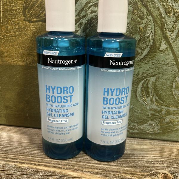 Hydro Boost with Hyaluronic Acid, Hydrating Gel Cleanser 7.8oz Lot Of 2 Pc.