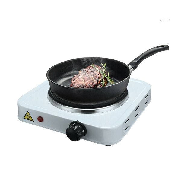 Kabalo White Electric Hotplate Portable Kitchen Table Top Cooker Cooking Stove Hob Single Hot Plate 1000W