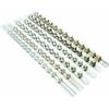 Vision4ever 6Pcs Socket Rail Storage Holder Organizer Tray Set 1/2" 3/8" 1/4" Tool Storage Portable Socket Organizer