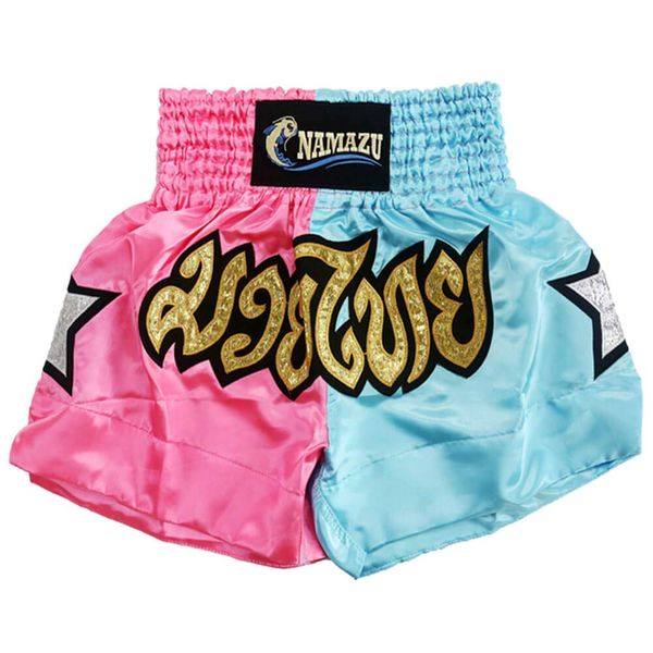 NAMAZU Muay Thai Shorts for Men and Women, High Grade MMA Gym Boxing Kickboxing Shorts Workout Training Grappling Martial Arts Fight Shorts Clothing.