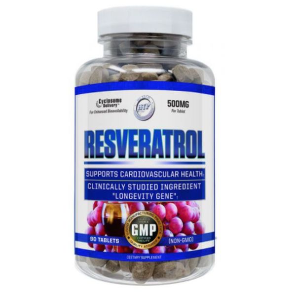 HI-TECH RESVERATROL - 500MG - 90 TABLETS MADE IN THE USA FREE SHIPPING