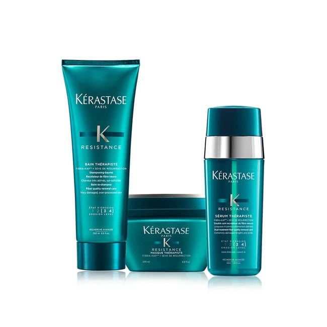 Kerastase Aşırı Yıpranmış Saçlar İçin Şampuan 250 ml + Maske 200 ml + Serum 30 ml