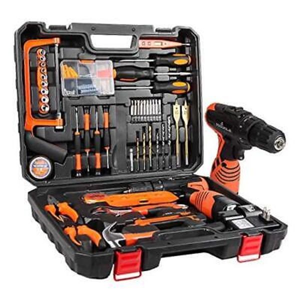 Power Tools Combo Kit,  Tool Set with 60pcs Accessories Toolbox and 16.8V