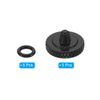 PATIKIL Camera Shutter Button, 5 Pack Soft Shutter Release Button Pure Copper Camera Button Knurled Suitable for Nikon for Fujifilm for Leica DSLR/SLR Camera, Black