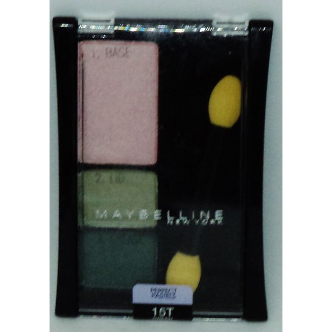 1 Maybelline Expert Wear Perfect Pastels Trio Eye Shadow GREEN GARDENS #216