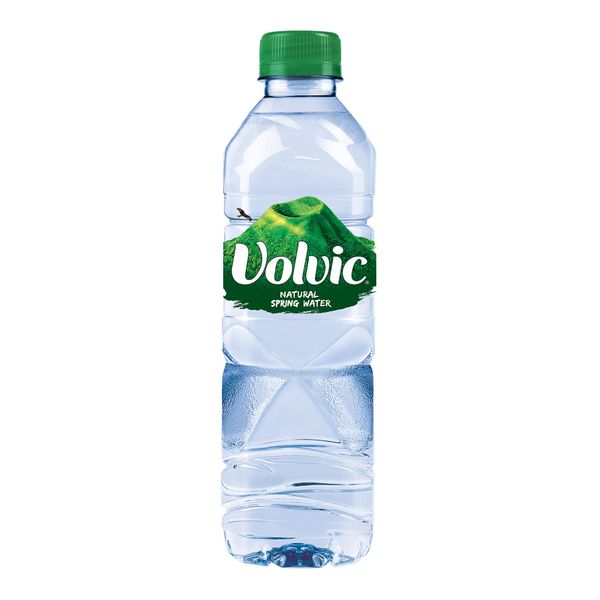 Volvic Natural Spring Water, 500ml- Bottles (Pack of 24)