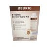 Keurig Coffee Maker 3-Month Maintenance Kit Descaling Solution Rinse Pods New
