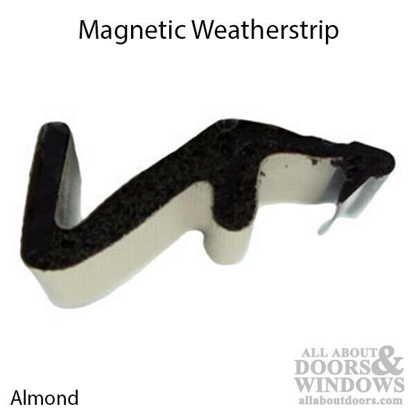 Magnetic Weatherstrip For Hinged Doors For Door Frames and The Lock Side