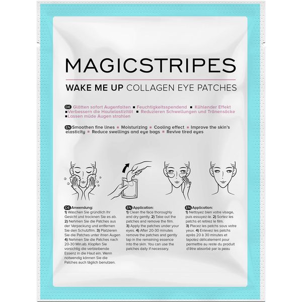 MAGICSTRIPES Wake Me Up Collagen Eye Patches, Einzelmaske