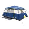 10 Person 60 Seconds Set Up Camping Tent, Waterproof Pop Up Tent with Top Rainfly, Instant Cabin Tent, Advanced Venting Design, Provide Gate Mat
