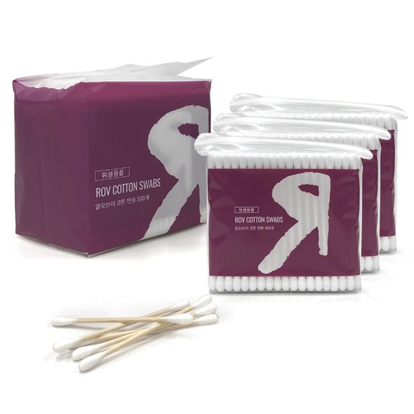 ROB Cotton Swab 3000P (300P x 10 bags)