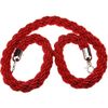 1.5M Twisted Red Queue Barrier Rope Divider Crowd Control Stanchion Barrier Rope with Hook