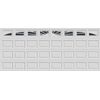 CLOPAY Garage Doors WHITE SUNSET 505  Window Inserts/Short Panel  Set of 8