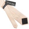 TIES R US Plain Light Peach Satin Classic Men's Tie