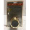 Wide Angle Peephole Door Viewer Door Scope 1-1/2" View Gold-plastic