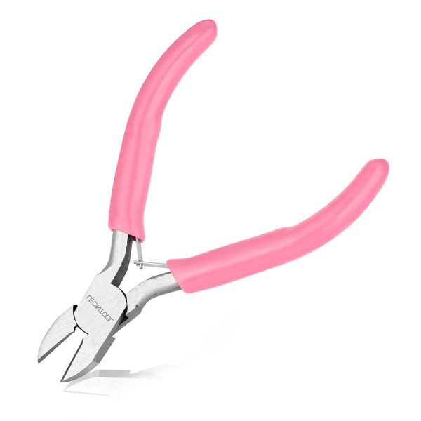 LEONTOOL Mini Nipper, Tool, Handicraft, Spring Included, Small Nipper, Diagonal Pliers, Wire Nipper, Mini Micro, Plastic Nipper, Cut, Fine Work, Cutting Blades, Lightweight, Compact, Beads,