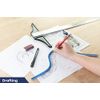 Pacific Arc Flexible Curve Graduated 24 Inch Ruler with Inking Edge, for Drawing